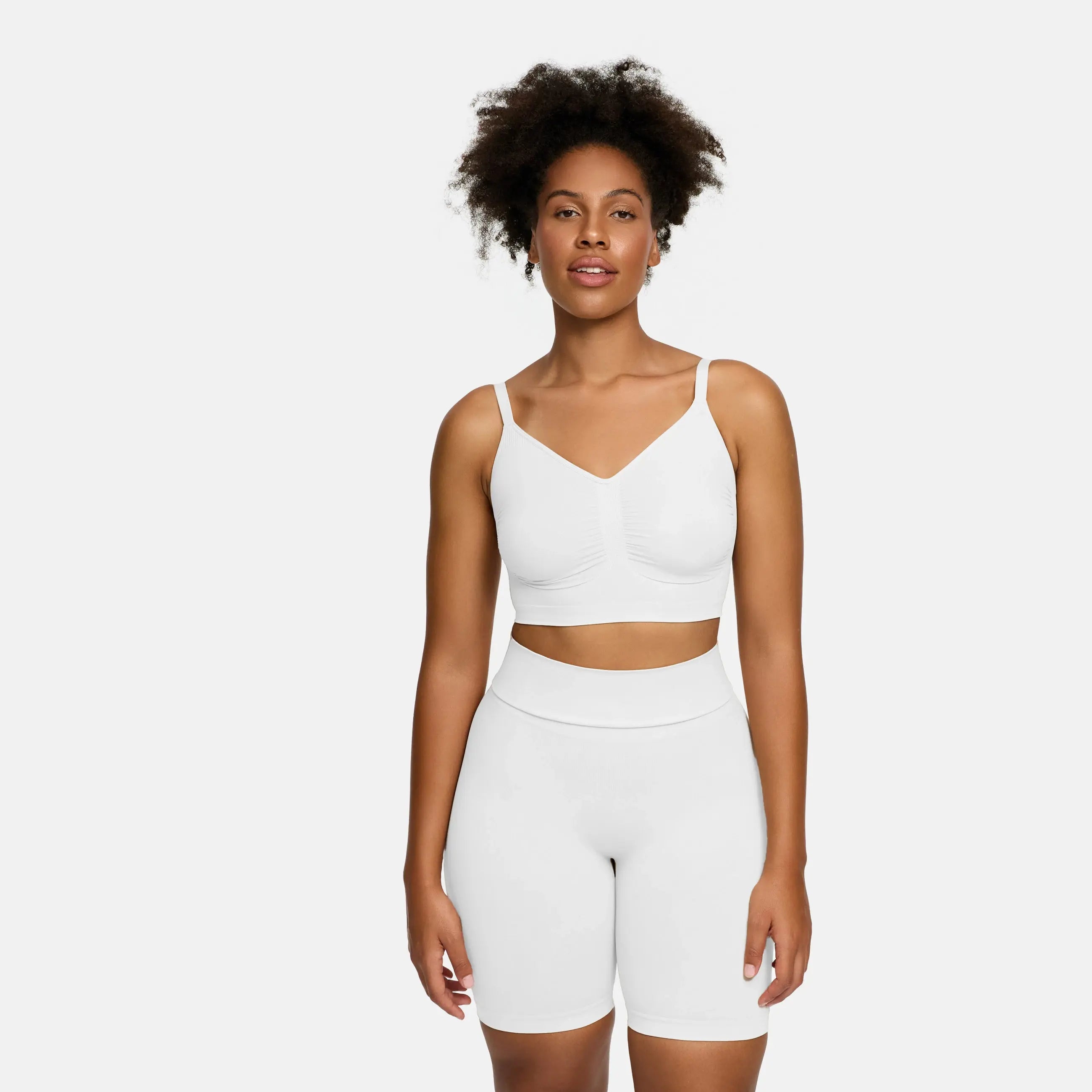 Shorts met hoge taille