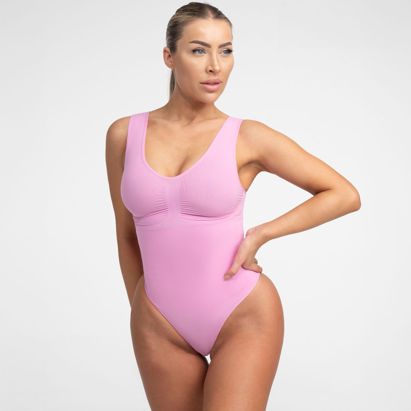 Sculpting bodysuit met string