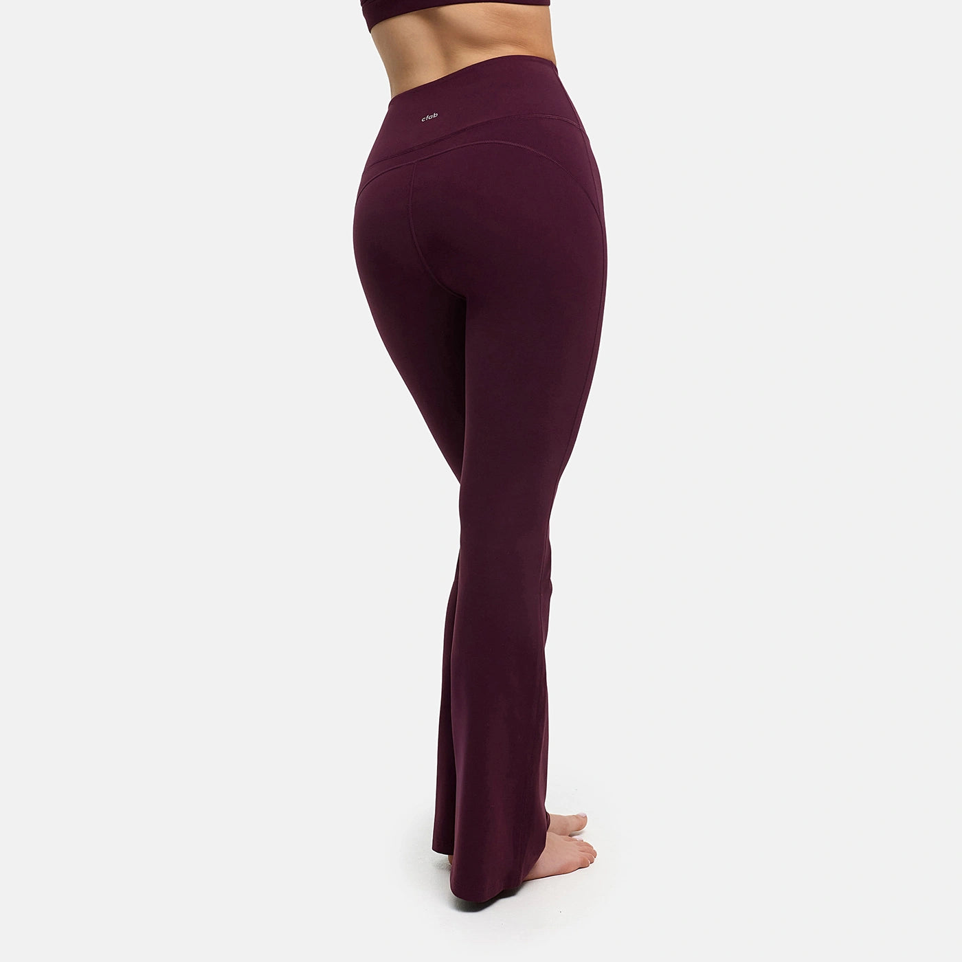 Contour uitlopende legging met hoge tailleband