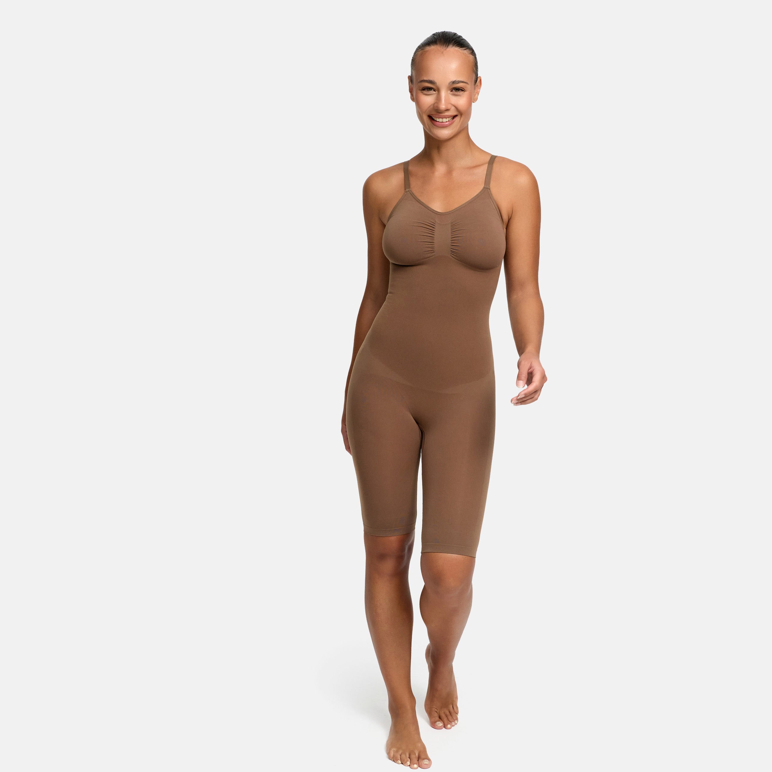 Bodysuit modellerende shapewear met shorts (#2)