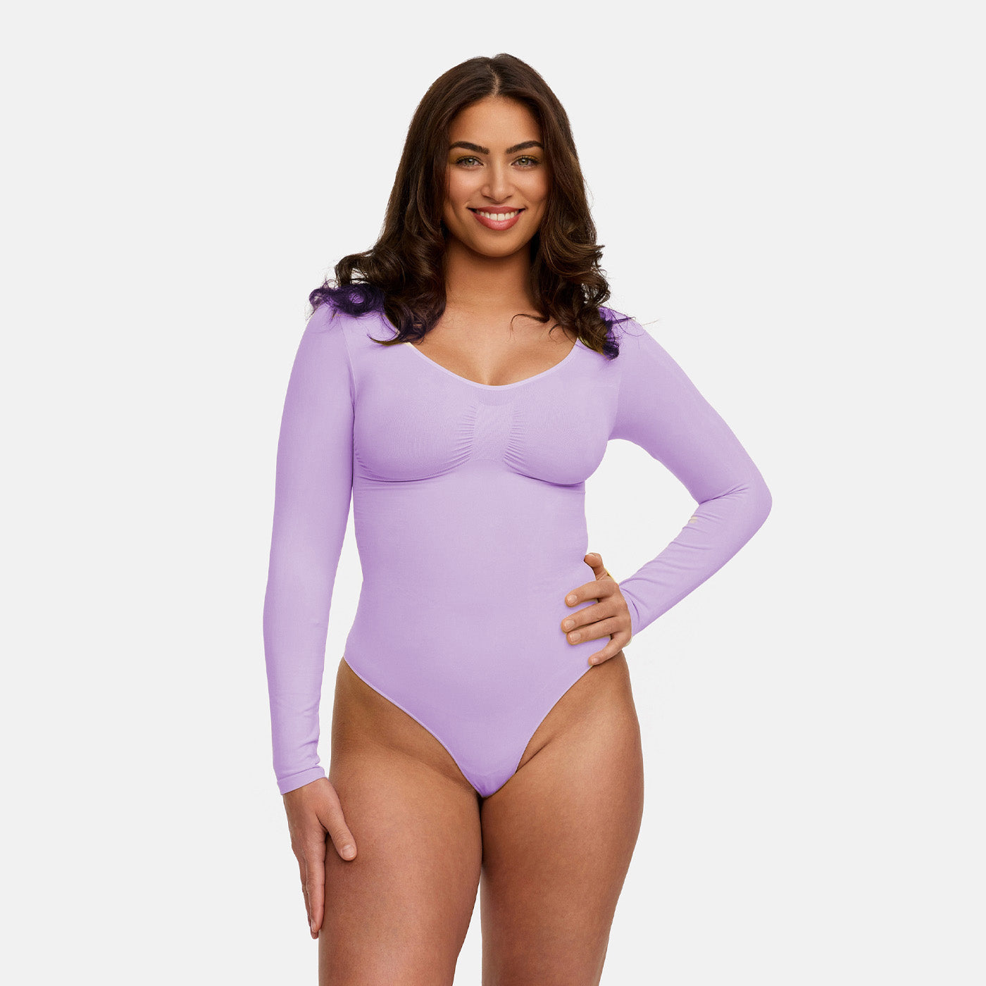 Bodysuit Sculpting Shapewear tangalı uzun kollu - Outlet