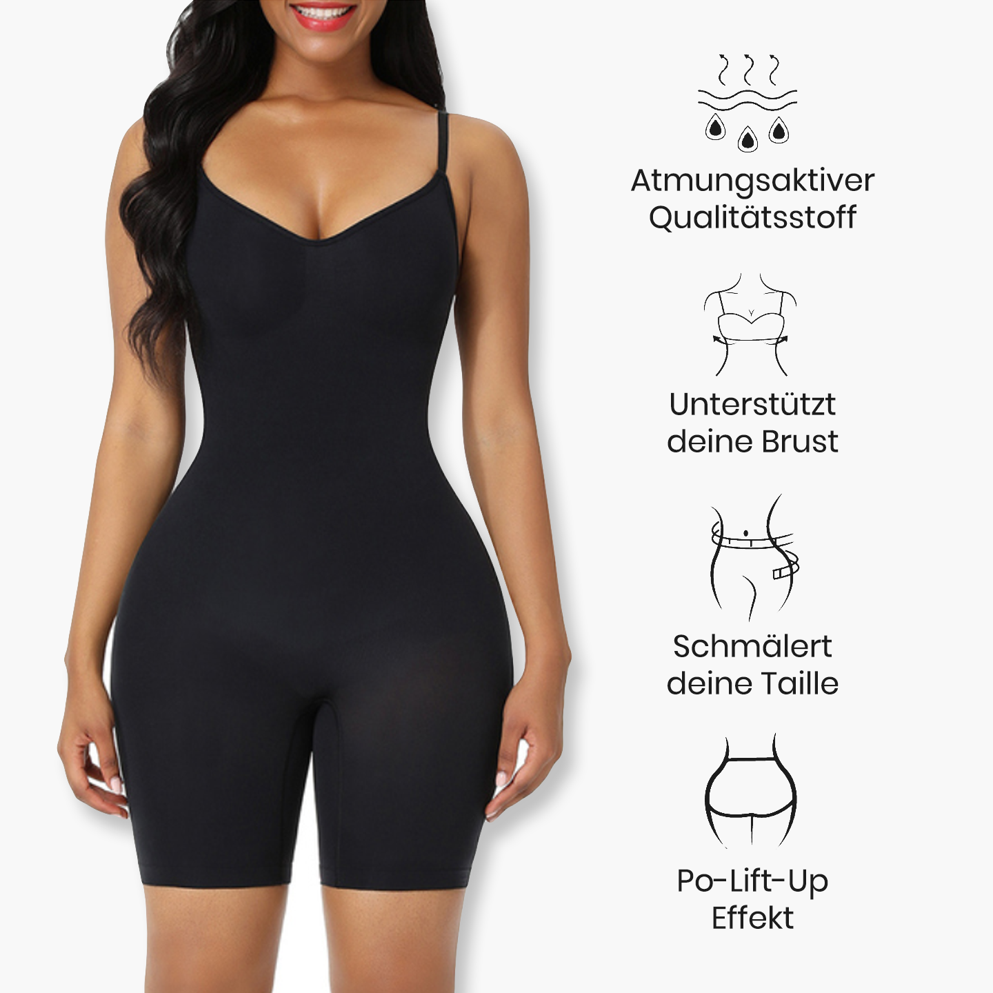 Pantolonlu Şekillendirici Vücut Giysisi Shapewear
